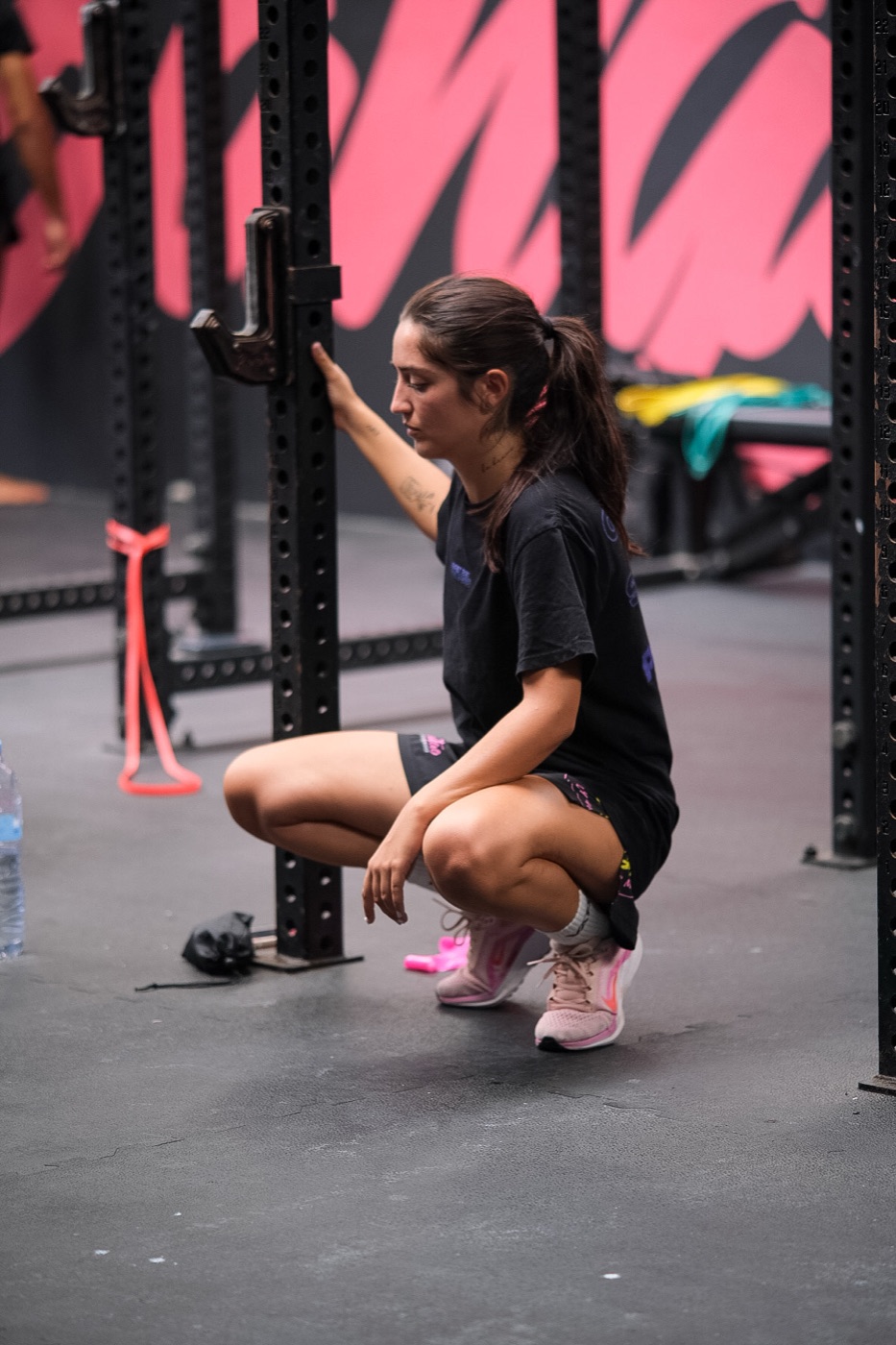 Gloria en el gimnasio